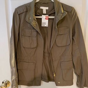 H&M light brown/ green jacket